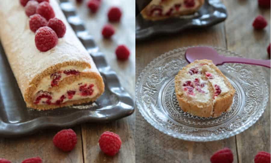 Recette Gateau Roule Aux Epices Chantilly Legere Vanillee Et Framboises Allo Astuces Votre Carnet De Recettes Recettes Faciles