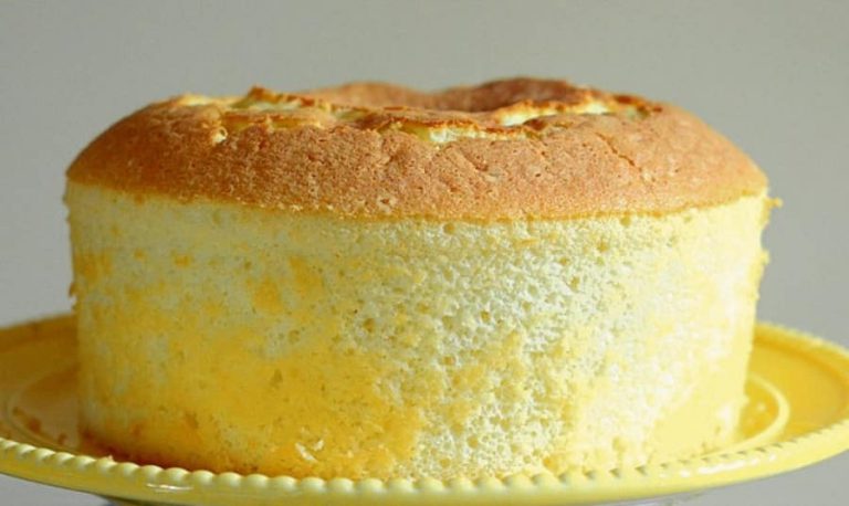 Le chiffon cake au citron