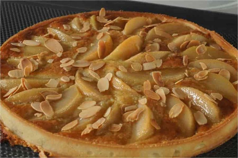 Recette: Tarte aux poires à la crème d'amande