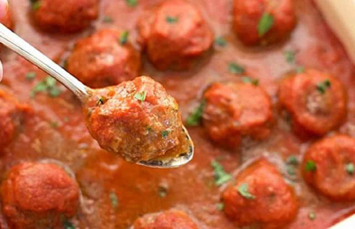 Boulettes de Viande aux Courgettes et Sauce Tomate WW