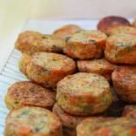 Beignets de courgettes au coulis de tomate