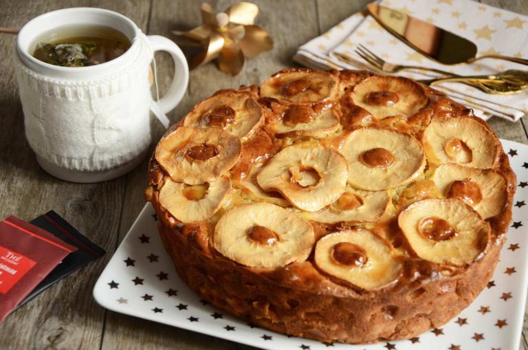 Gâteau aux pommes et sirop d’érable