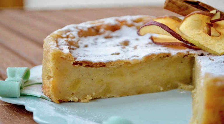 Tarte crémeuse aux pommes