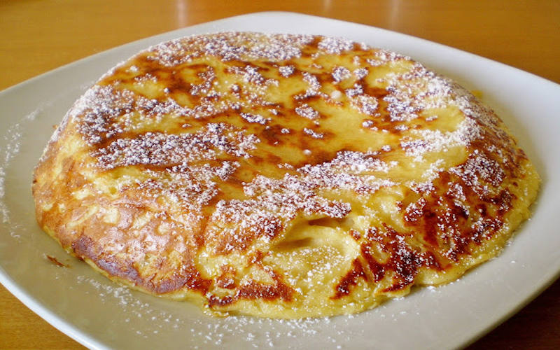 Gâteau aux pommes à la poêle