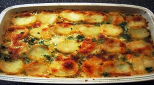 Gratin de pommes de terre normand