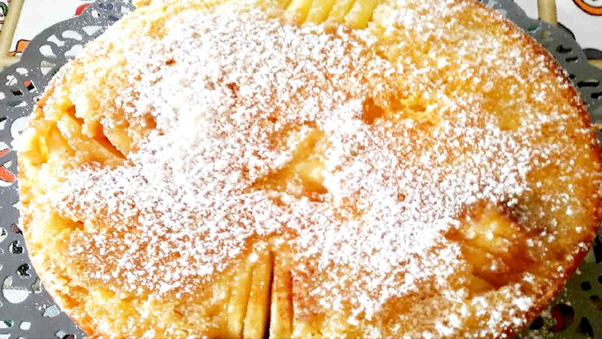 TARTE AUX POMMES A L'ENVERS