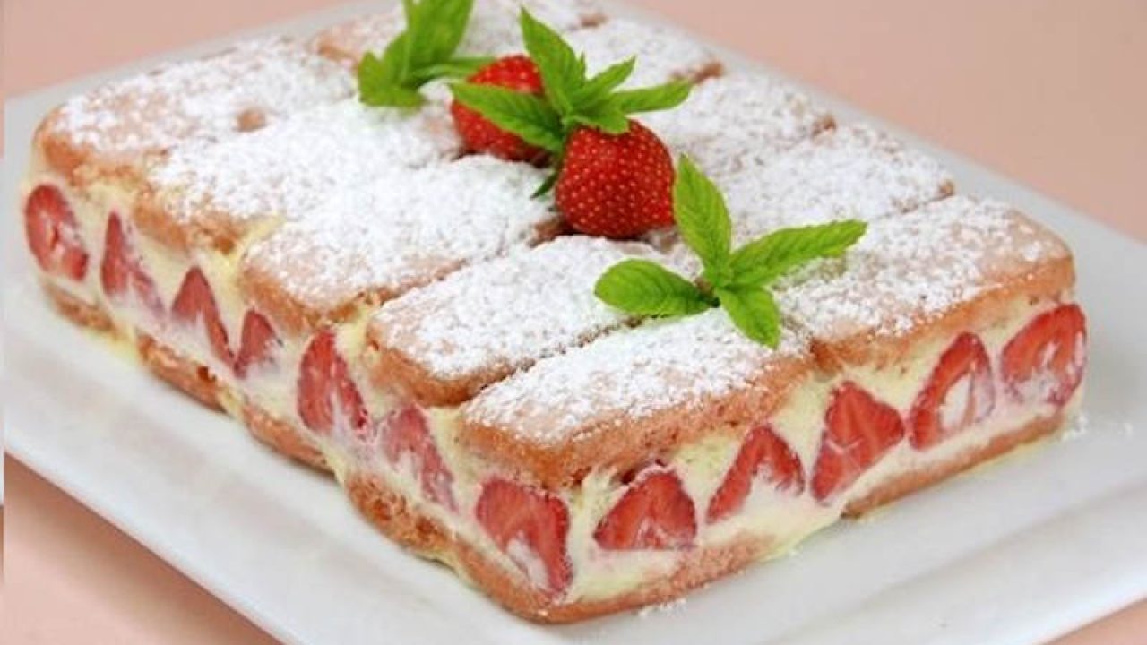 Fraisier Aux Biscuits Roses Allo Astuces Votre Carnet De Recettes Recettes Faciles