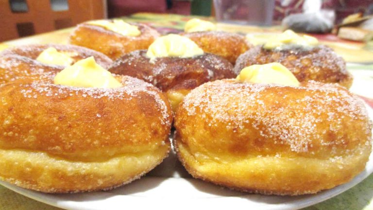 Beignets napolitaine à la crème