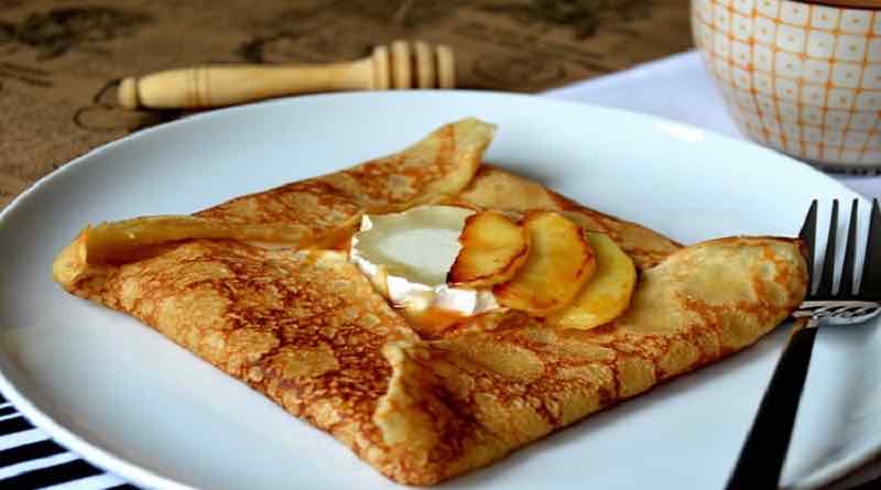 Crêpes au chèvre et pommes