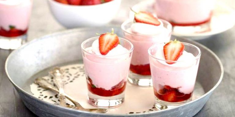 Mousse de fraises