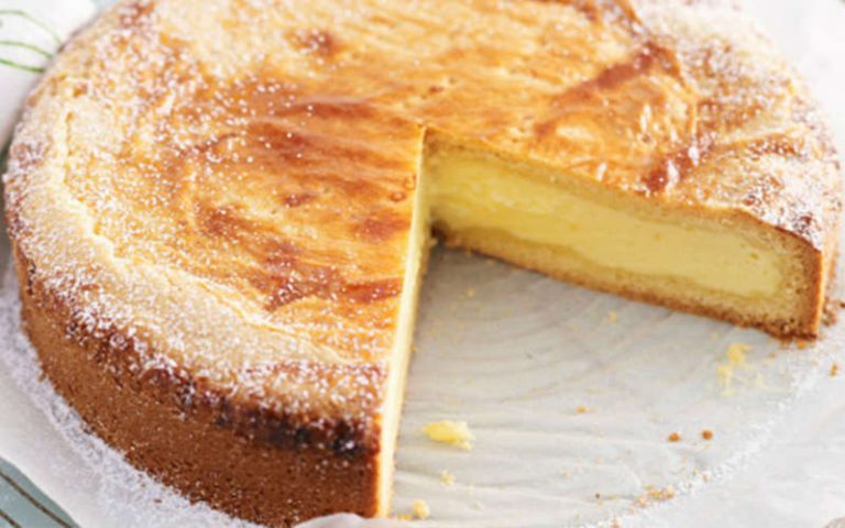 Recette Gâteau à la crème pâtissière