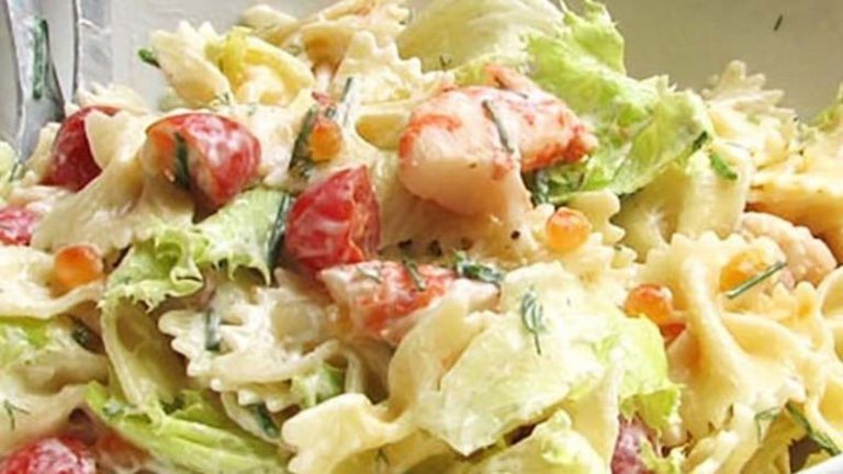 Salade de Farfalles aux Crevettes