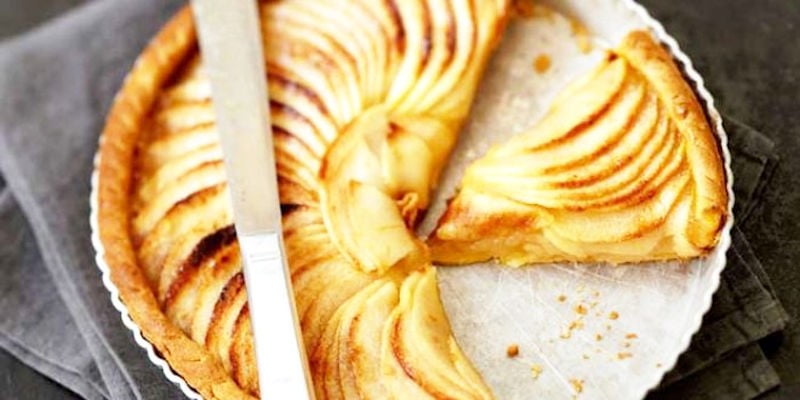 Tarte aux pommes et à la compote