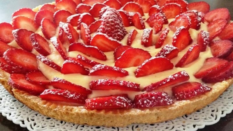 Tarte aux fraises