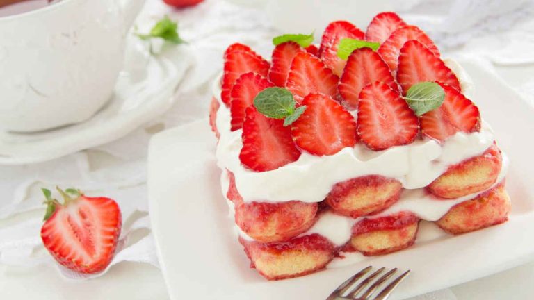 Tiramisu aux fraises