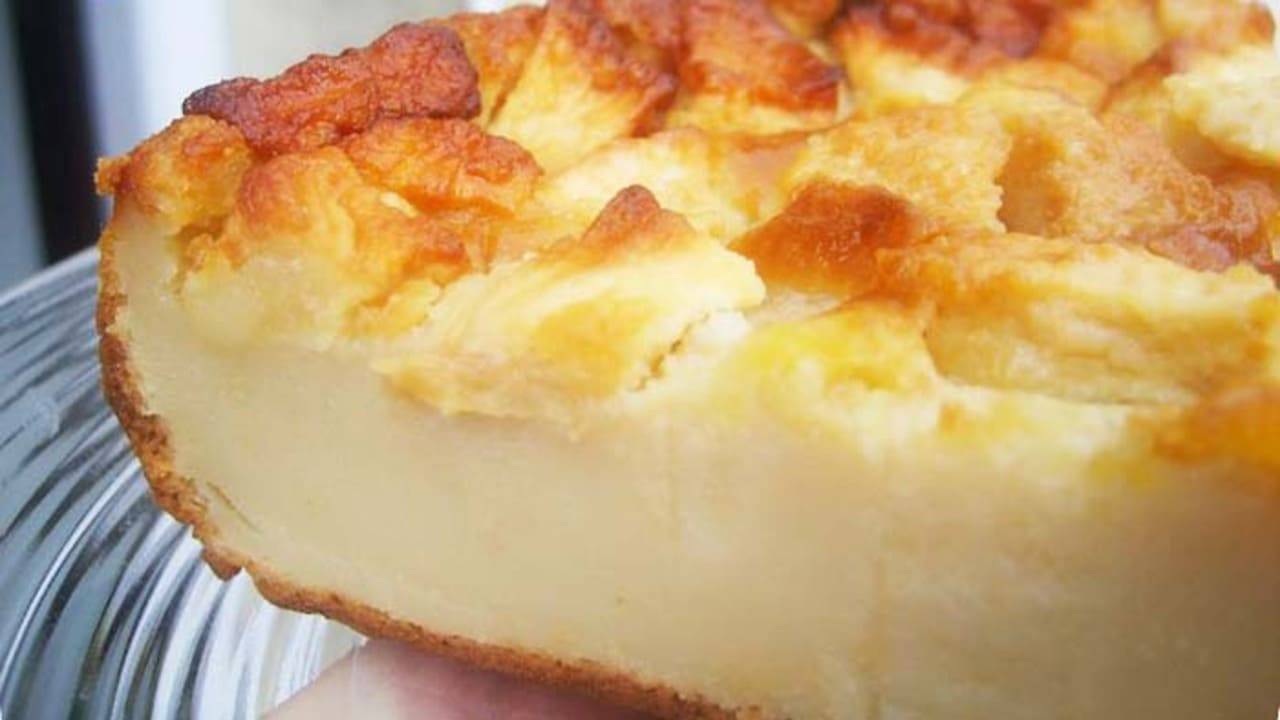 Gâteau flan aux pommes