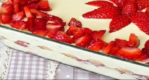 Tiramisu aux fraises