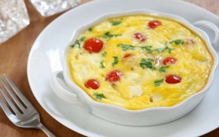 Omelette soufflée au four