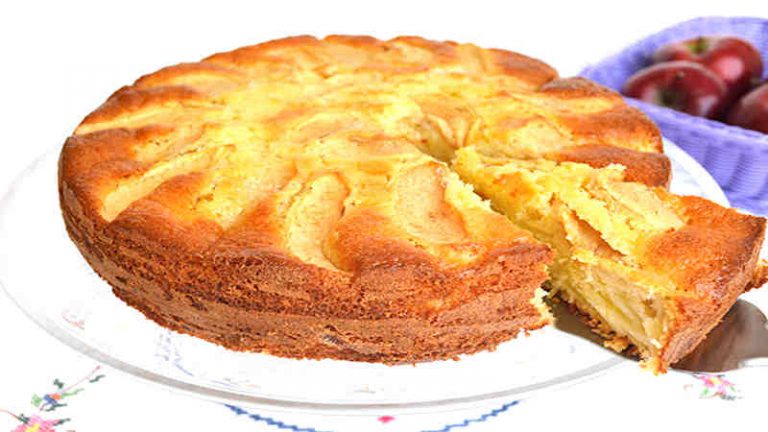 Gâteau aux pommes et mascarpone