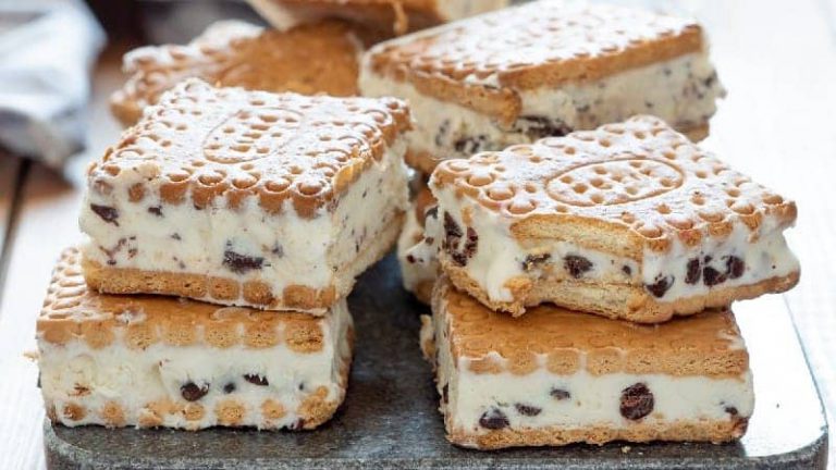 Biscuits à la crème glacée maison