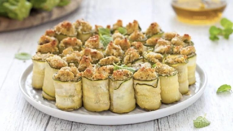 Courgettes farcies au thon au four