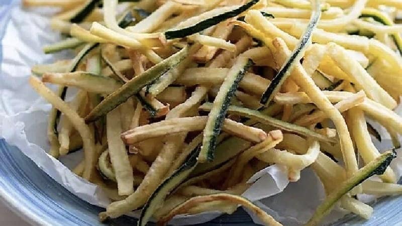 Courgettes frites