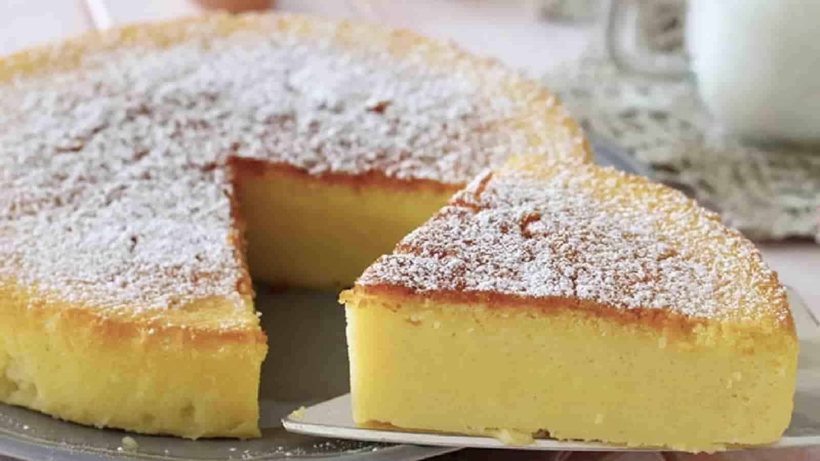 GÂTEAU AU LAIT CRÉMEUX SANS LEVURE