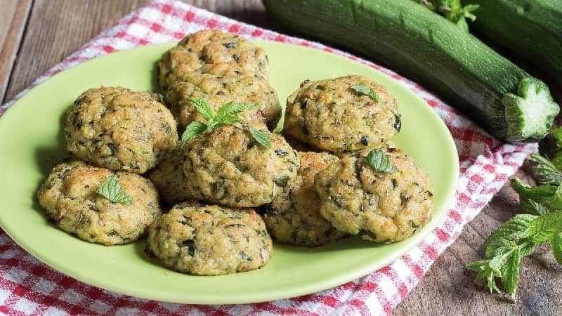 Galettes de courgettes au four