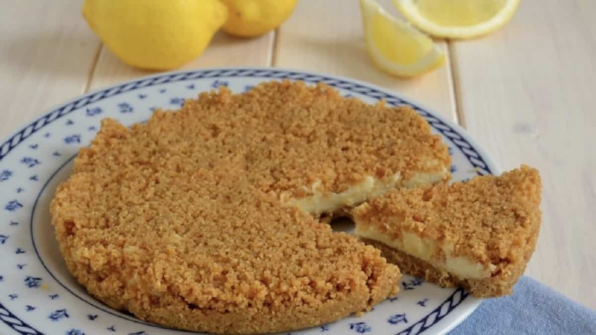 Gâteau italien au citron froid