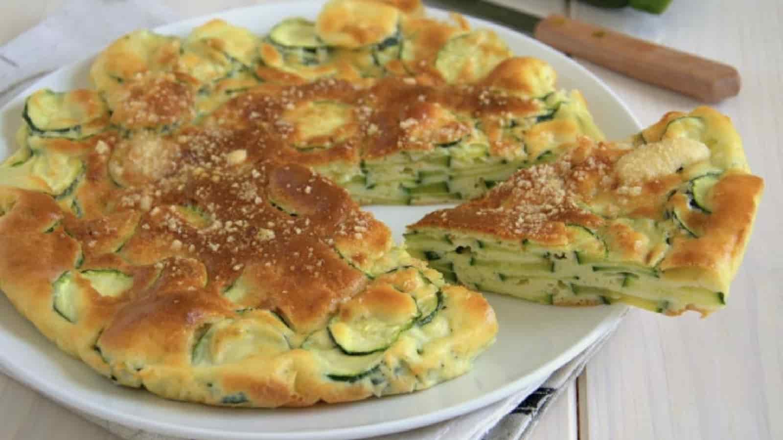 Gâteau aux courgettes léger