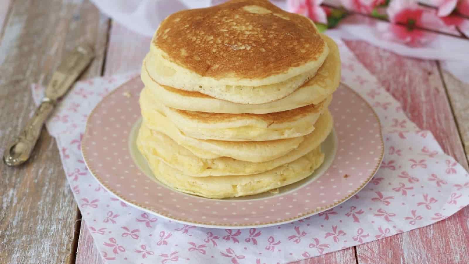 Pancakes faciles sans beurre et sans gluten