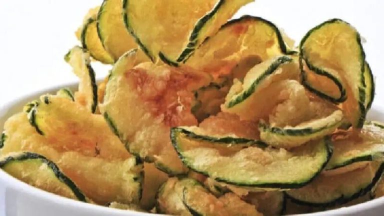 Chips de courgettes