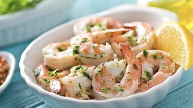 Crevettes au citron