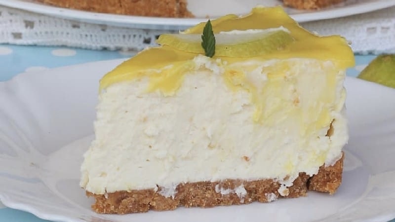 GÂTEAU AU CITRON SANS CUISSON