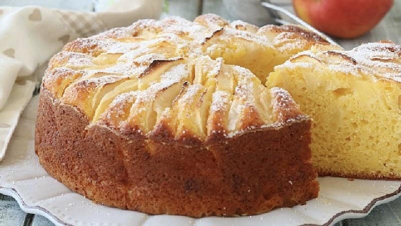 Gâteau Aux Pommes à la Ricotta