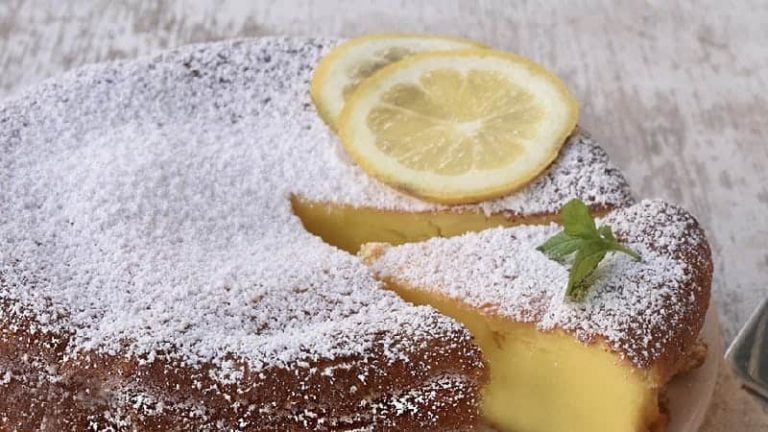 Gâteau ricotta et citron sans farine