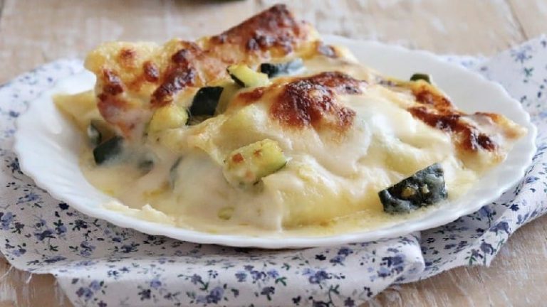 Lasagne crémeuse aux courgettes