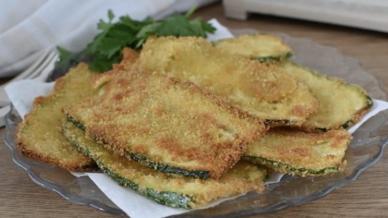 Tranches de courgettes au parmesan à la poêle