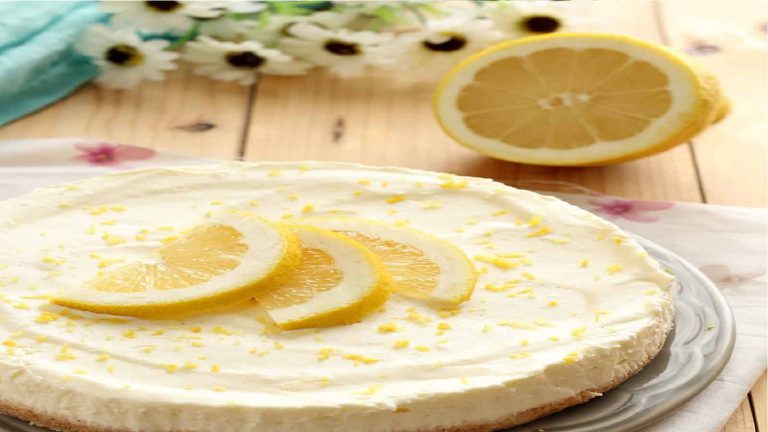 Cheesecake au citron sans cuisson