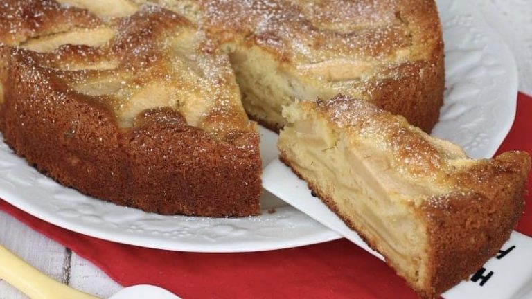 Gâteau aux pommes de grand-mère sans beurre