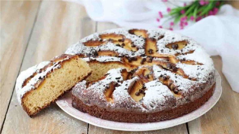 Gâteau aux pommes et ricotta