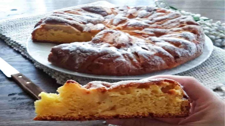 Gâteau moelleux au mascarpone et aux pommes