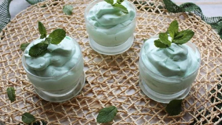 Mousse à la menthe