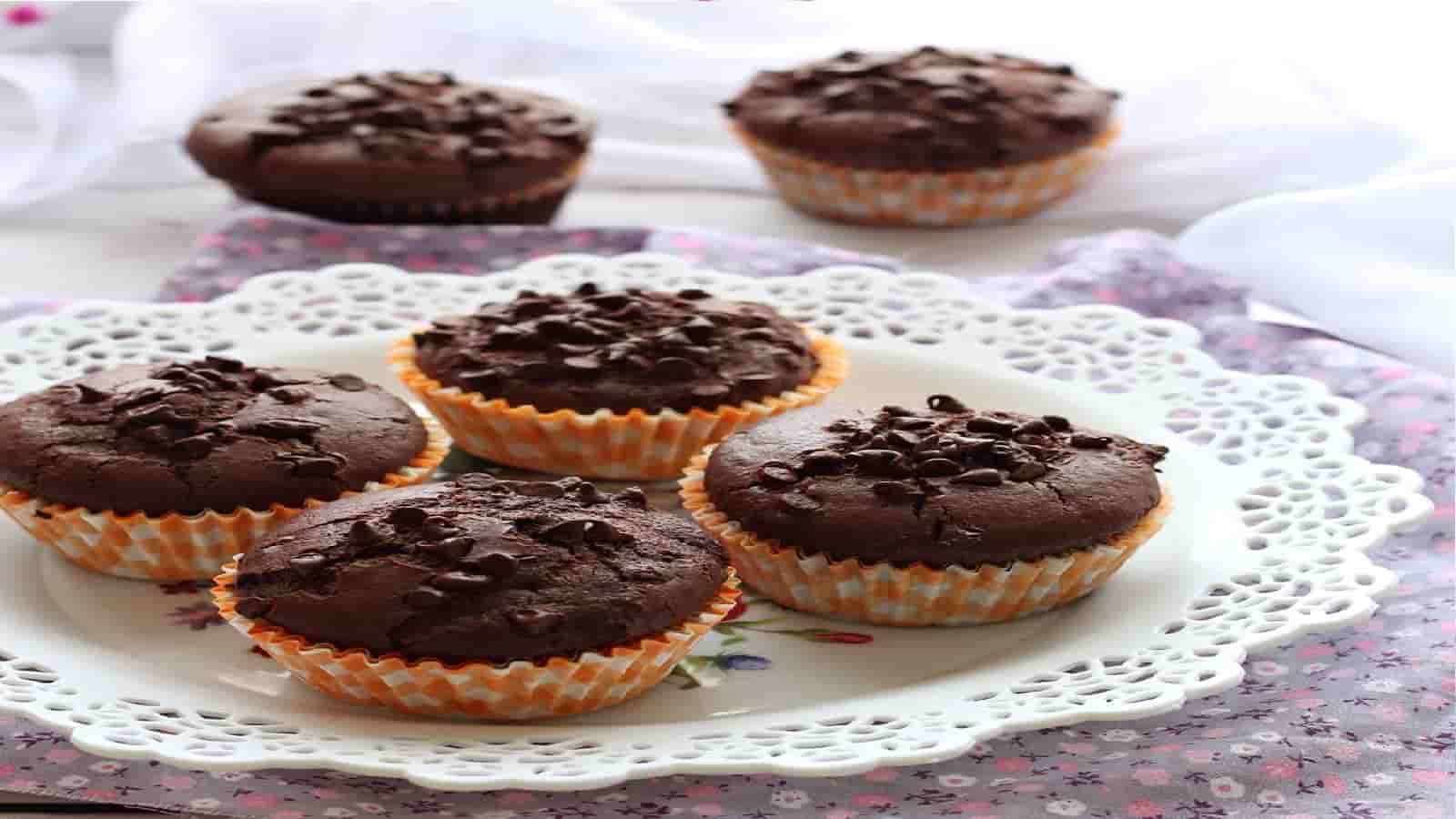 Muffins au chocolat super moelleux sans gluten