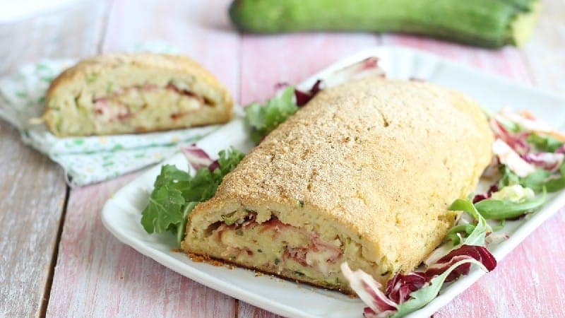 Pain de viande de courgettes et pommes de terre