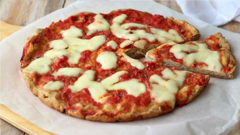 Pizza sans levure et sans gluten