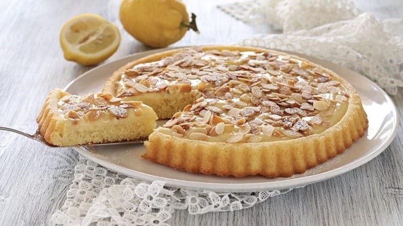 Tarte à la crème de citron et d'amande