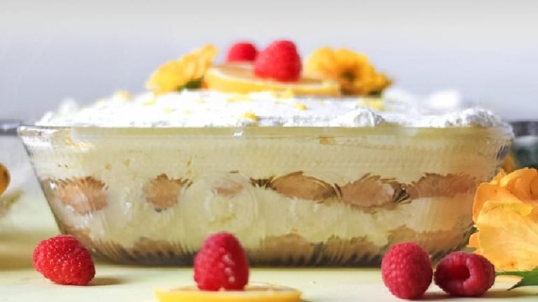 GÂTEAU SABLÉ AU CITRON SANS CUISSON