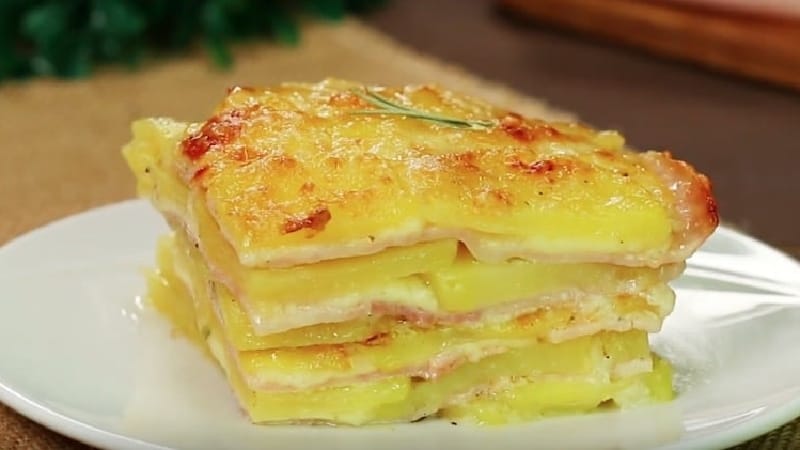 Gratin fondant de pommes de terre