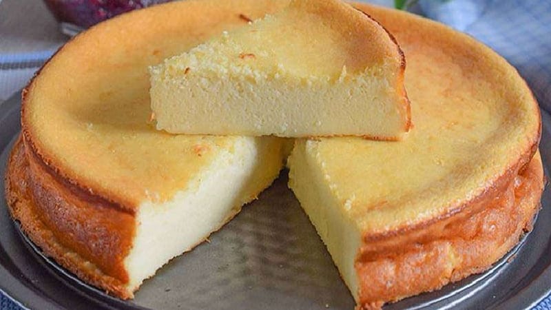 Gâteau au fromage blanc parfumé au citron